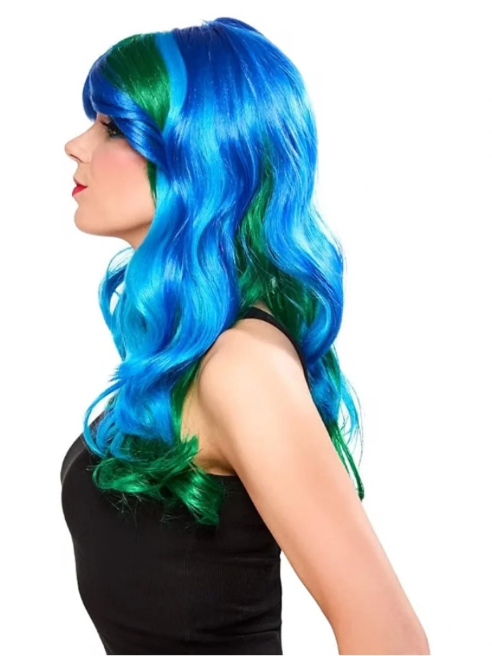 Rubies Peacock, Blue & Green, Fantasy Costume Wig